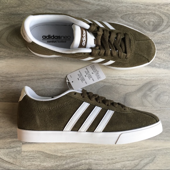 adidas Shoes - Adidas Neo olive sneakers 6.5 nwt